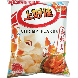 80g上好佳/Oishi 鲜虾片10袋起包邮休闲膨化零食