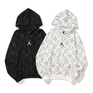 国潮clot联名丝绸中国风卫衣男潮流宽松百搭休闲情侣同款连帽衫潮