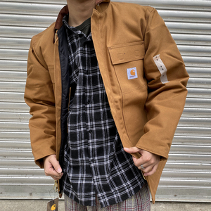 carhartt 主线c003男士冬季工装风加厚外套长袖男军事夹克潮牌长