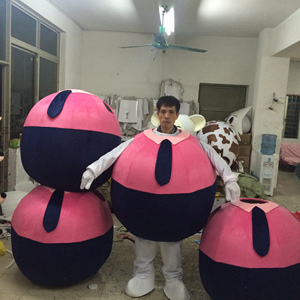 奔跑吧兄弟定制压不坏圆球肥肥服卡通人偶服装玩偶道具动漫玩偶