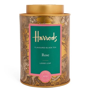 英国哈罗德百货Harrods No.55 Rose 玫瑰红茶 散茶125克