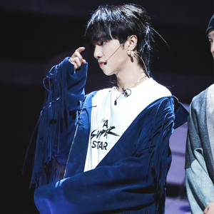 明日之子花花华晨宇明星同款流苏外套蓝色鹿皮绒春款夹克上衣新款