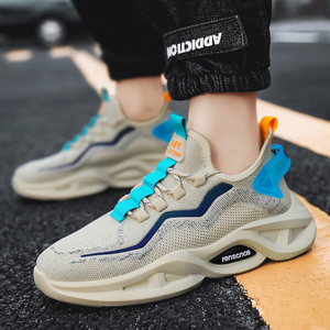 网面运动鞋男士潮流网红莆田椰子鞋男款夏季透气飞织小白老爹潮鞋