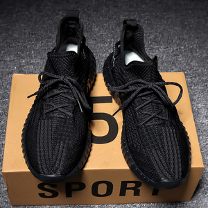 椰子鞋男春季全黑色网面透气休闲运动板鞋爆款青少年防滑莆田潮鞋