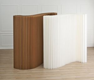 纸艺纸墙隔断可折叠伸缩屏风背景墙分隔板墙展会客厅餐厅可移动墙