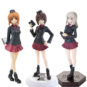 世嘉 少女与战车 逸见艾丽卡 西住美穗 西住真穗 景品手办日版