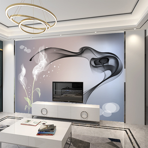 电视背景墙壁纸现代简约立体抽象壁画墙纸客厅影视墙壁纸无缝墙布