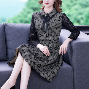 00欧瑞彩旗舰店天猫奢华大牌女装女人味连衣裙a字裙名媛拉风阔太太