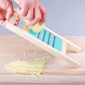 擦子擦子擦土豆丝家擦丝神器黄瓜丝刨丝器木质插菜板云家货物大全
