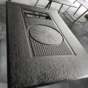 天然火烧石茶几台面定制大理石功夫泡茶几台面茶盘茶海茶台桌定制