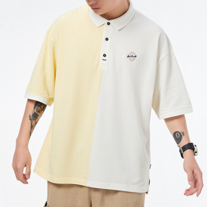 converse匡威短袖男夏季拼接撞色翻领polo衫休闲t恤10022780