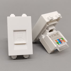 801人付款淘宝绿联六类网络模块屏蔽免打rj45对接网线信息插座孔电脑