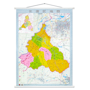 长清区地图 新版 高清详细 街道村庄显示 山东省长清区地图 约1.1*0.