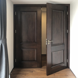 双开门木门对开门