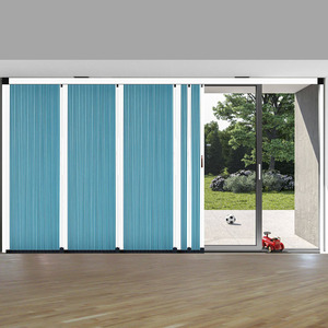 折叠隔断帘移动门酒店屏风隔墙现代办公室卧室阳台推拉伸缩门设计