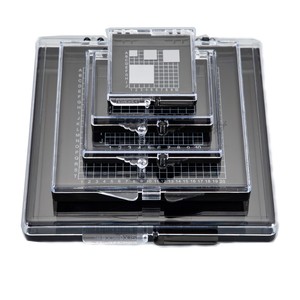 自吸附胶盒芯片盒硅片盒存放盒实验室样品盒晶片盒储存盒运输盒子