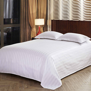 酒店专用白床单纯色被单单件全棉单人双人白色宾馆用布草纯棉床品