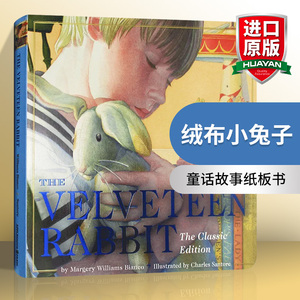 绒布小兔子 英文原版绘本 The Velveteen Rabbit 童话故事纸板书 英文版儿童英语读物 玛格丽威廉斯 进口原版书籍