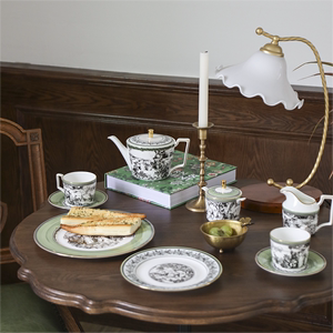 安娜16点骨瓷下午茶茶具套装精致复古法式欧式轻奢陶瓷咖啡杯碟