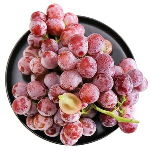 【上海仓】新疆特产生鲜水果吐鲁番火焰无核玻璃翠葡萄4斤包邮