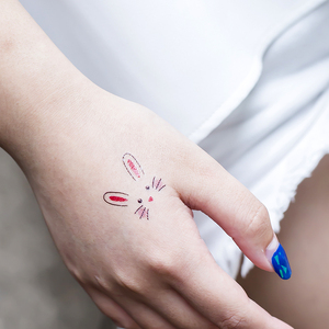 纹身贴防水女持久虎口卡通逼真纳米贴纸暮光之城6355同款货源3