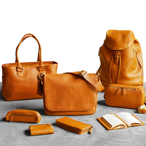 牧石手工皮具定制公文皮包进口植鞣牛皮小众手工包私人定制真皮包
