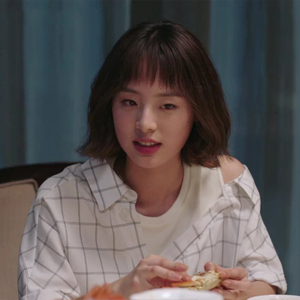 你若安好便是晴天陆珠张天颖同款衣服白色设计感格子短袖衬衫女夏