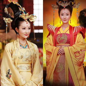 影视古装隋唐英雄同款皇后贵妃服唐朝襦裙汉服广袖仙女汉服演出服