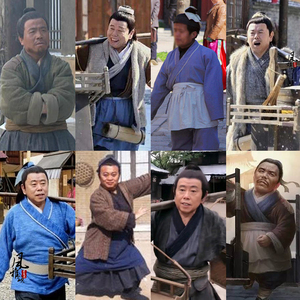 影视水浒传武大郎同款古装男士宋朝棉麻群演店小二老百姓农民服装