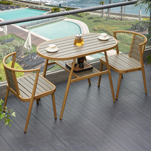 户外桌椅庭院休闲网红椅阳台三件套现代简约阳台室外咖啡厅桌椅