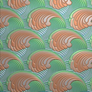 带线方600无限拼接波浪水纹花板底纹浮雕图精雕图