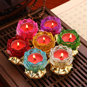 酥油灯灯座七彩