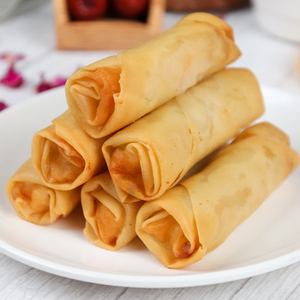 避风塘香酥鲜虾春卷200g方便速食 早餐点心 8只装美味下午茶早餐