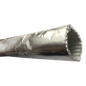 线束胶管反辐射耐热耐高温锡箔纸铝箔玻璃纤维纱防热隔热保护套管