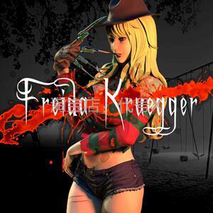 猛鬼街性感女版弗莱迪多头版3d打印模型stl手办高精素材文件