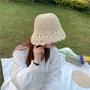 女士草编凉帽