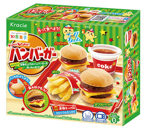汉堡薯条套餐 日本食玩嘉娜宝DIY手工益智玩具 小伶玩具