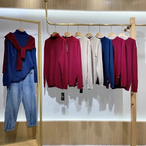 高端轻奢羊绒羊毛衫专柜九鹿王香港品牌v领男女同款羊绒衫