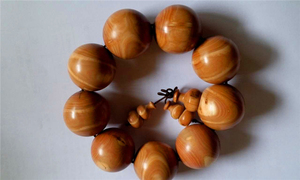 东北扁核木佛珠手串20mm扁桃胡子金刚木东北黄花梨扁担骨子扁桃木