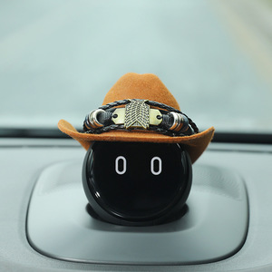 蔚来汽车nomi的帽子西部牛仔装饰适用于es8ec6个性搞怪机器人帽子
