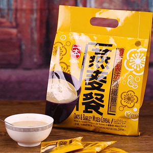一本台湾杂粮谷物燕麦粉粉速溶家庭营养早餐薏仁代餐冲饮袋装450g