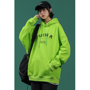 绿色卫衣女薄款春秋
