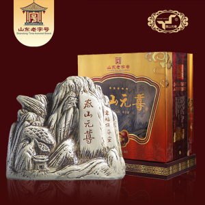泰山元尊 礼盒装 窖藏酒 浓香型52°1l 山东酒 泰山特产纯粮食酒