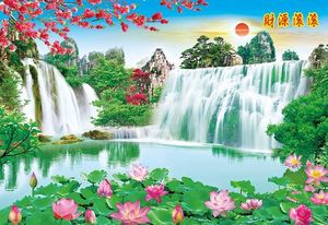 滚滚风景山水画