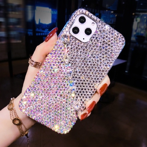 网红新款华为p20pro带满钻石手机壳女生nova4奢华水钻nova3e全包i