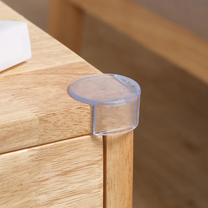 宝宝防撞角日本km1177圆形家具床防护球形保护套茶几桌角透明4个