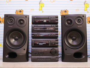 日本原装 二手音响 sony/索尼 mhc-e80x 发烧书架组合音响带遥控