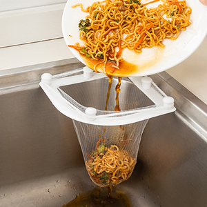 厨房水槽垃圾过滤网家用一次性沥水架洗碗菜水池剩菜挂篮防堵神器