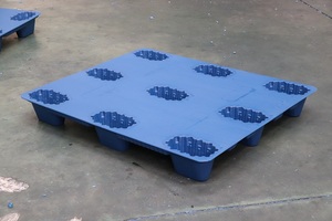 1200*1000吹塑平板九脚托盘纸箱厂用平面托板叉车板垫仓卡板货板