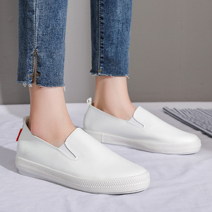 回力休闲鞋女式低帮小白鞋pu皮面护士鞋一脚蹬懒人鞋女鞋wxy-872t